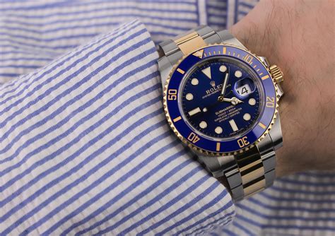 golden rolex hand wrist|rolex submariner size chart.